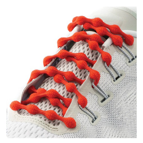 Caterpy - Run No-Tie Shoelaces - Standard (30in / 75cm) - Ruby Red
