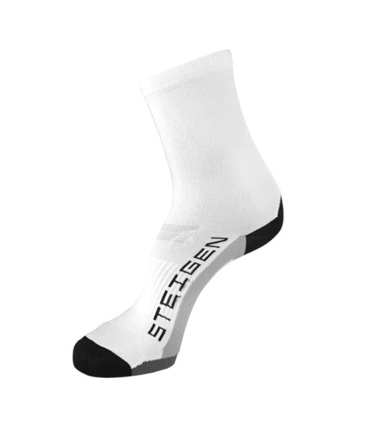 Steigen - 3/4 Length Running Socks - White
