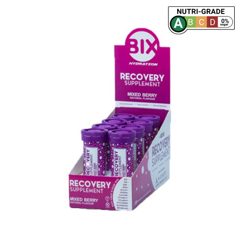 BIX - Recovery Supplement (Mixed Berry Flavour) - Box of 8 Tubes