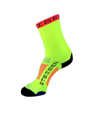 Steigen - 3/4 Length Running Socks - Yellow