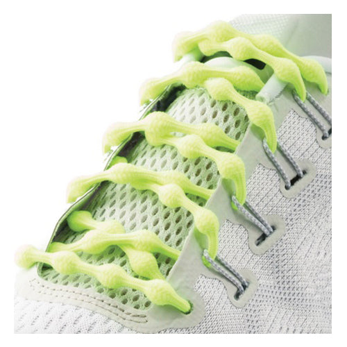 Caterpy - Run No-Tie Shoelaces - Small (20in / 50cm) - Electric Yellow