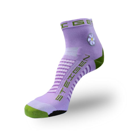 Steigen - 1/4 Length Running Socks - Lavender