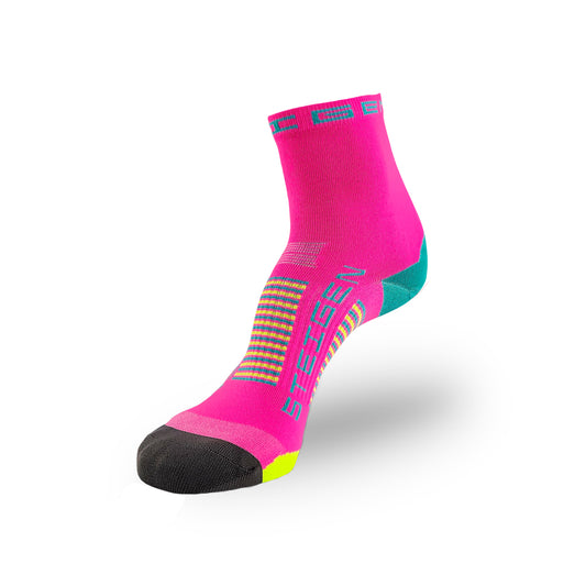 Steigen - 1/2 Length Running Socks - Pink Candy