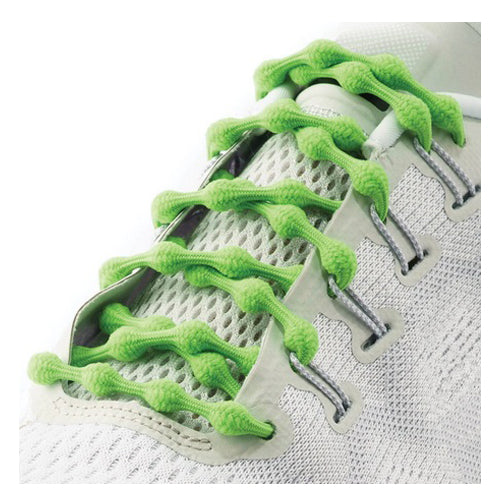 Caterpy - Run No-Tie Shoelaces - Standard (30in / 75cm) - Cactus Green