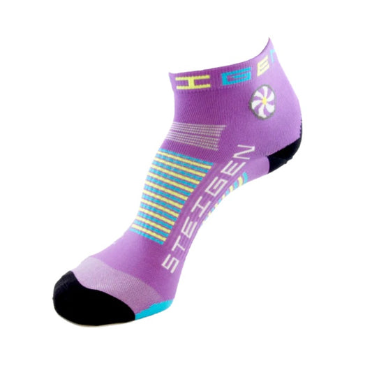 Steigen - 1/4 Length Running Socks - Bubblegum Purple