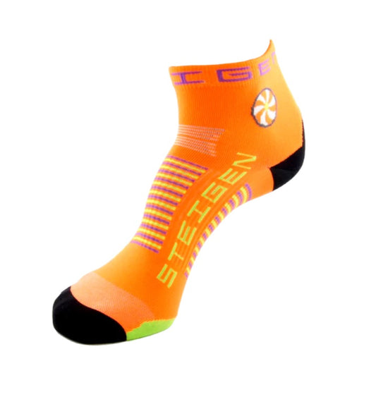 Steigen - 1/4 Length Running Socks - Goldfish Orange