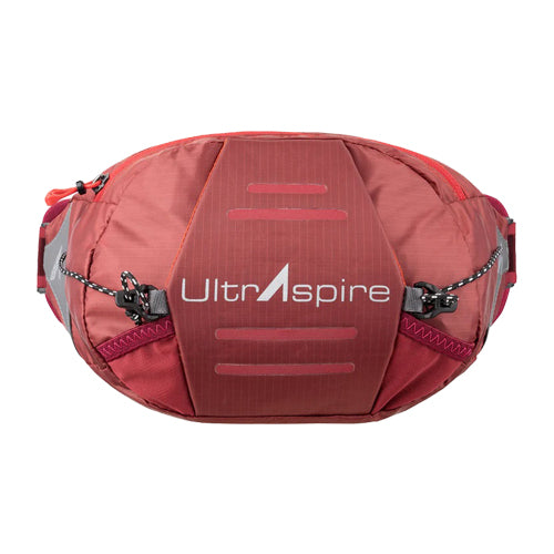 UltrAspire - Plexus Low-Profile Waist Pack - Burgundy/Cherry Tomato - 4L