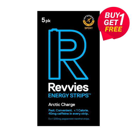 Revvies - Energy Strips - Arctic Charge 40mg Caffeine - Pack of 5
