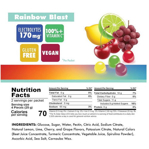 Bonk Breaker - Energy Chews - Rainbow Blast