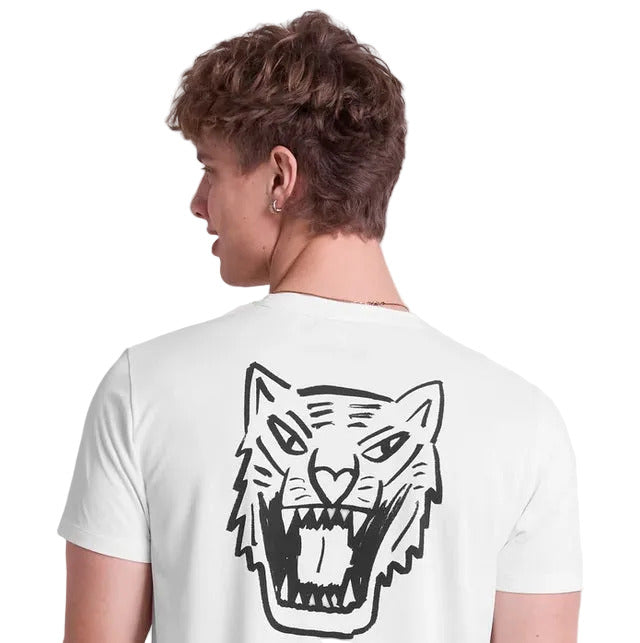 Saysky - Tiger Combat Pro T-Shirt - White - Men's