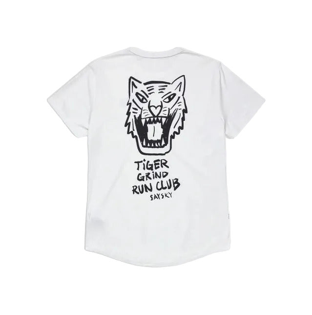 Saysky - Tiger Combat Pro T-Shirt - White - Men's