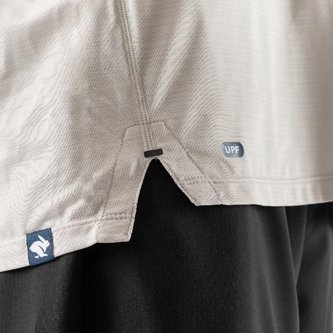 rabbit - UPF Tee SS - Quiet Grey - Men's