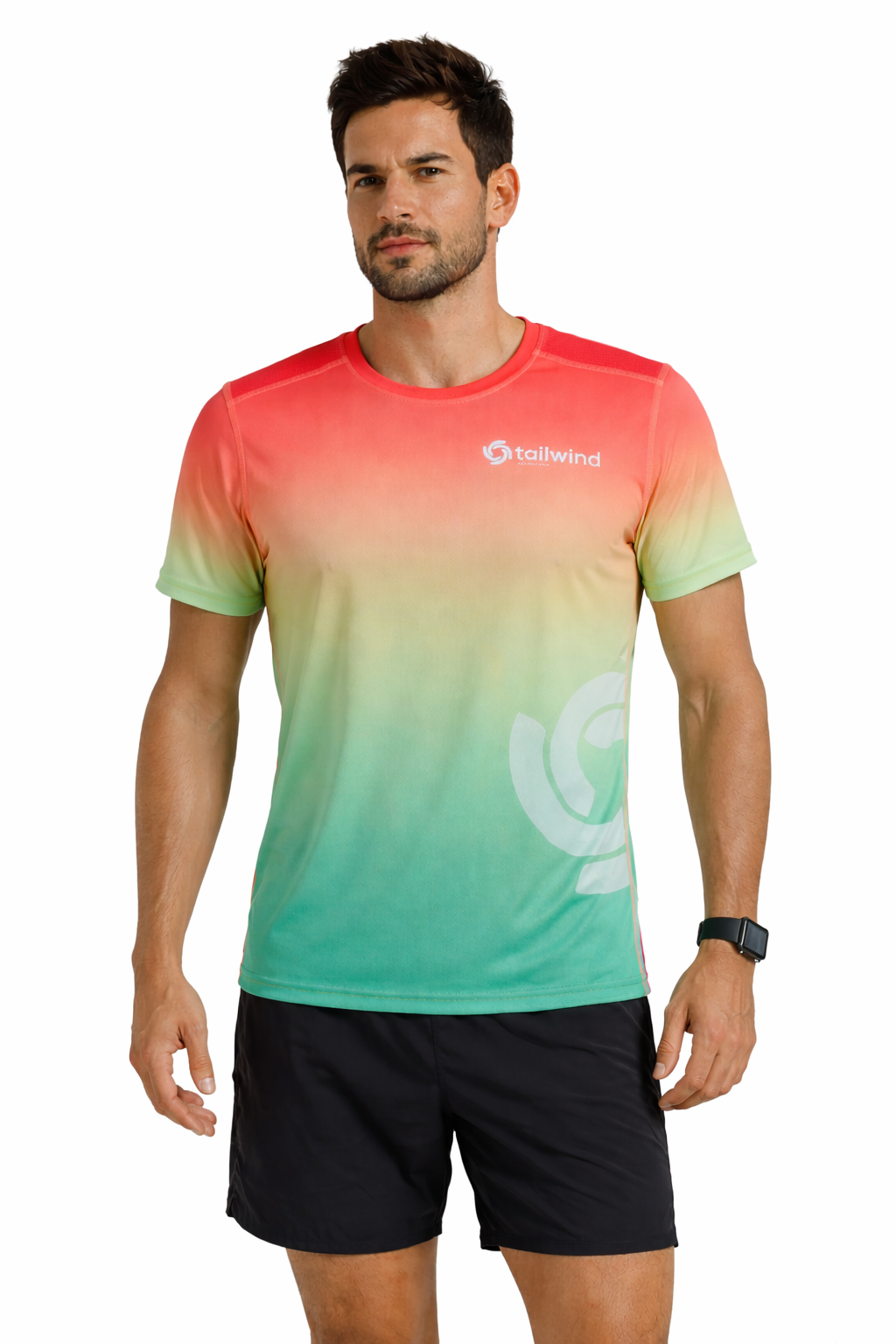 Tailwind Nutrition - Watermelon Gradient Tech Tee - Men's