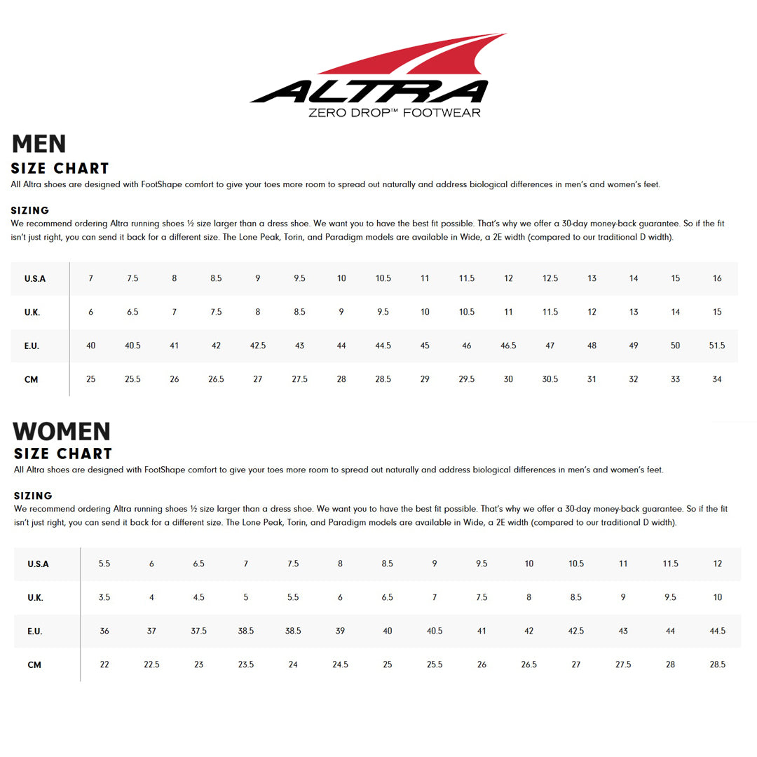 Red Dot Running Company Altra Lone Peak 9+ Dark Blue Men's