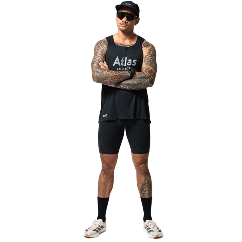 Atlas Collectif - Illumi Trax Running Tank - Black - Men's