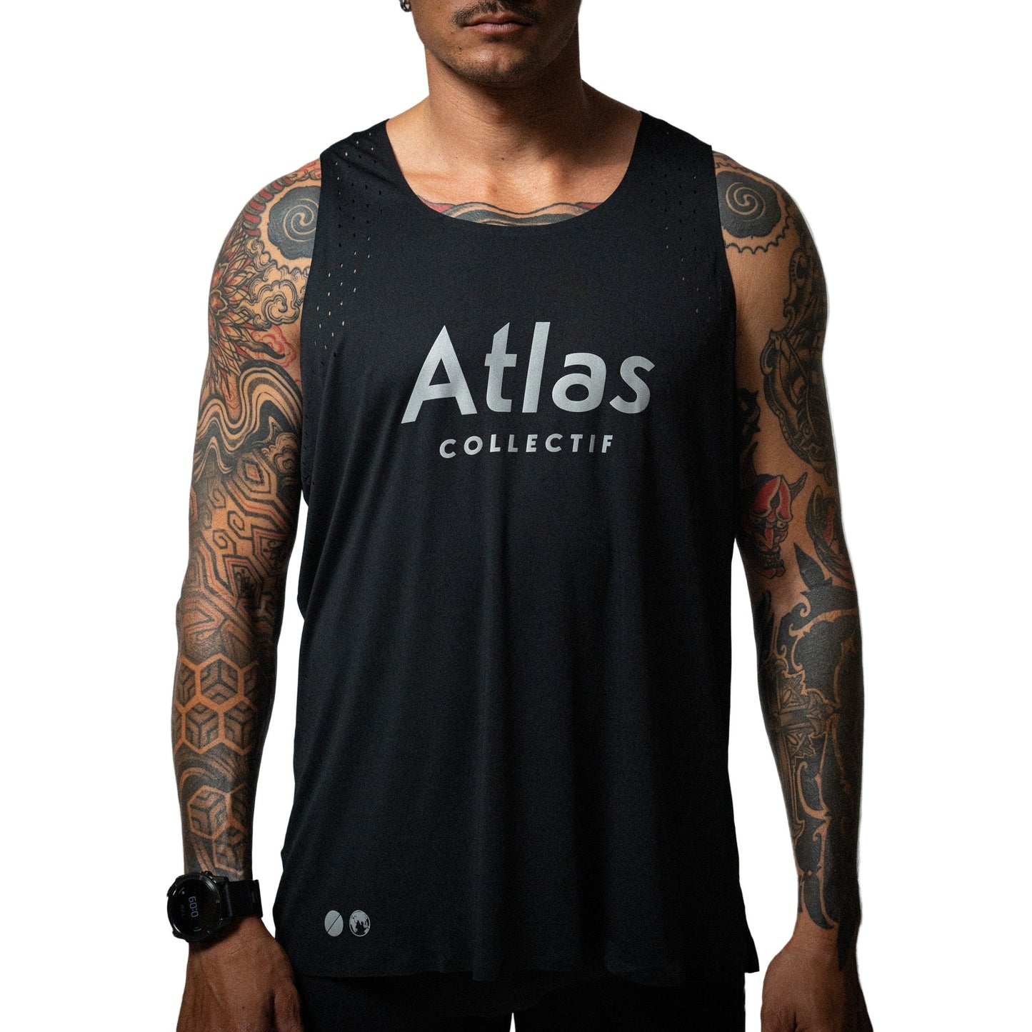 Atlas Collectif - Illumi Trax Running Tank - Black - Men's