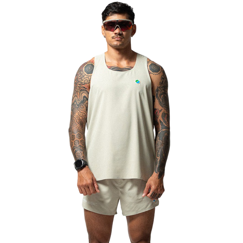 Atlas Collectif - Aeria Fortis Race Tank - Beige - Men's