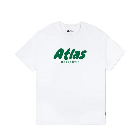 Atlas Collectif - Amoeba T-Shirt- White - Men's