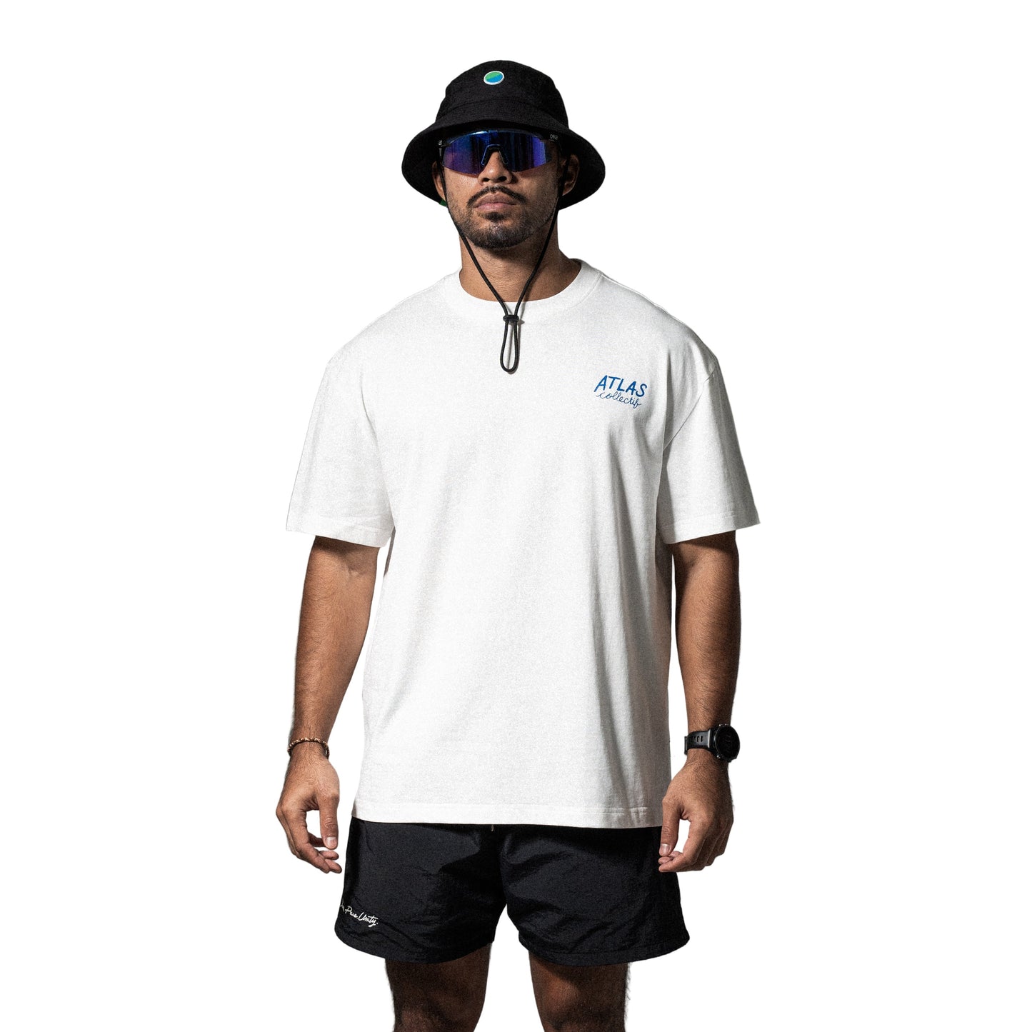 Atlas Collectif - Galaxy Organic 180 GSM T-Shirt - White - Men's