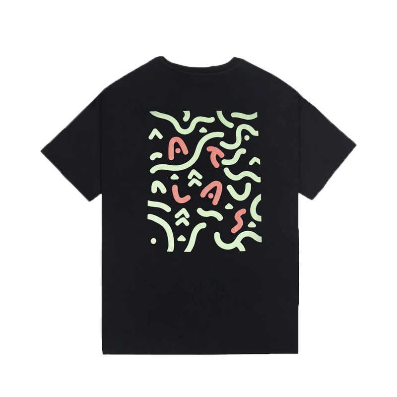 Atlas Collectif - Greenwood Forest Organic T-Shirt - Black - Men's