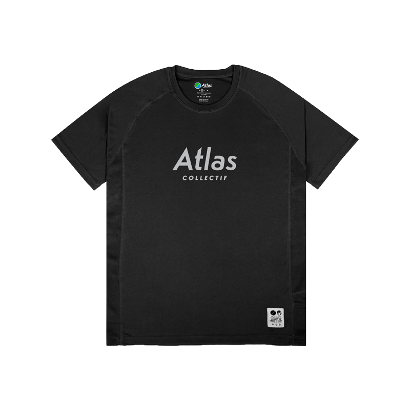 Atlas Collectif - Illumi Trax Running T-Shirt - Black - Men's