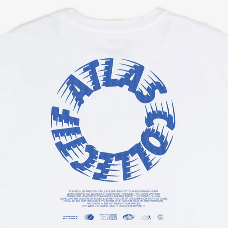 Atlas Collectif - Motion Organic T-Shirt- White - Men's