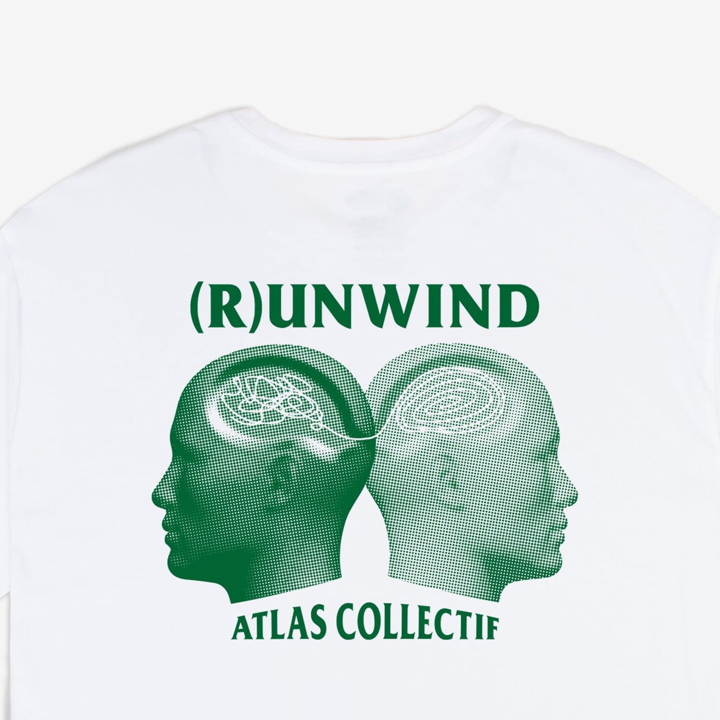 Atlas Collectif - (R)unwind Organic Cotton T-Shirt - White - Men's