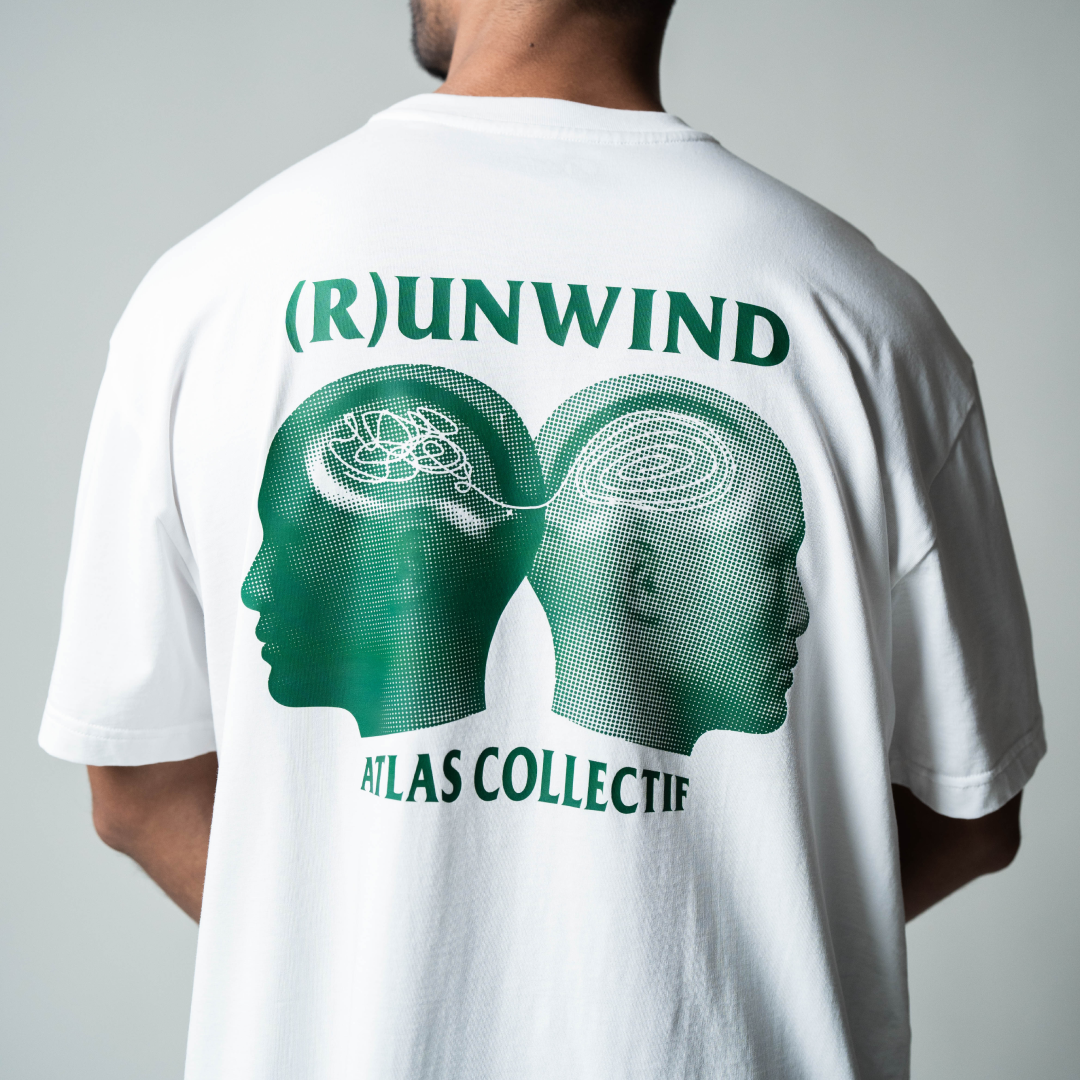 Atlas Collectif - (R)unwind Organic Cotton T-Shirt - White - Men's