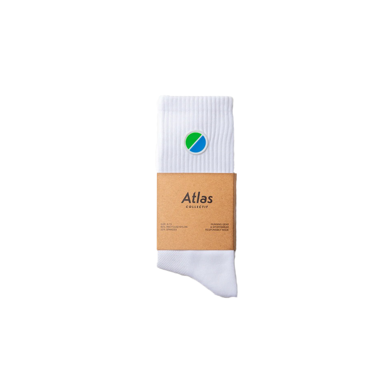 Atlas Collectif - V3 Core Performance Socks - White