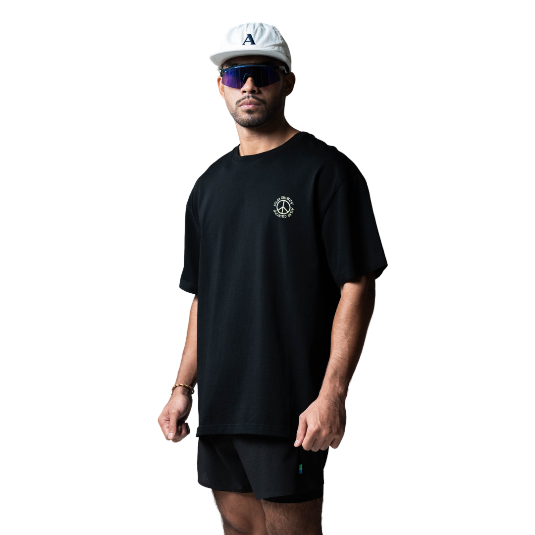 Atlas Collectif - Stride & Quest Organic T-Shirt - Black - Men's