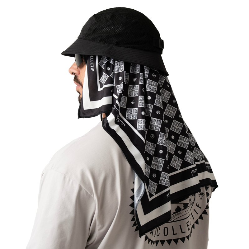 Atlas Collectif - Wadi Shemagh Running Bandana - Black