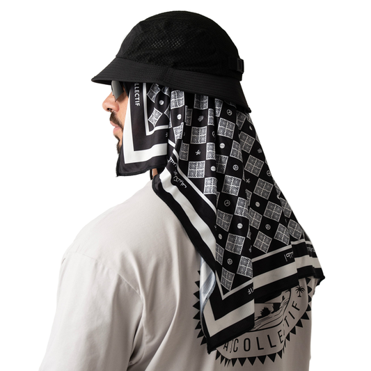 Atlas Collectif - Wadi Shemagh Running Bandana - Black