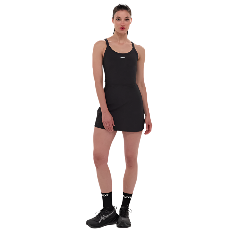 Bandit Running - Cadence™ Scoop Neck Run Dress - Black