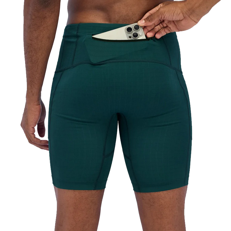 Bandit Running - Gridlock™ 7 Pocket Half Tights - Storm - Men's