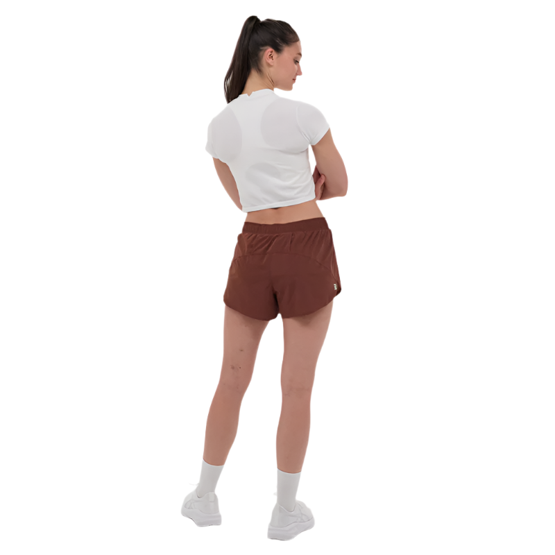 Bandit Running - Mercury Seamless™ Crop Tee - White - Women's