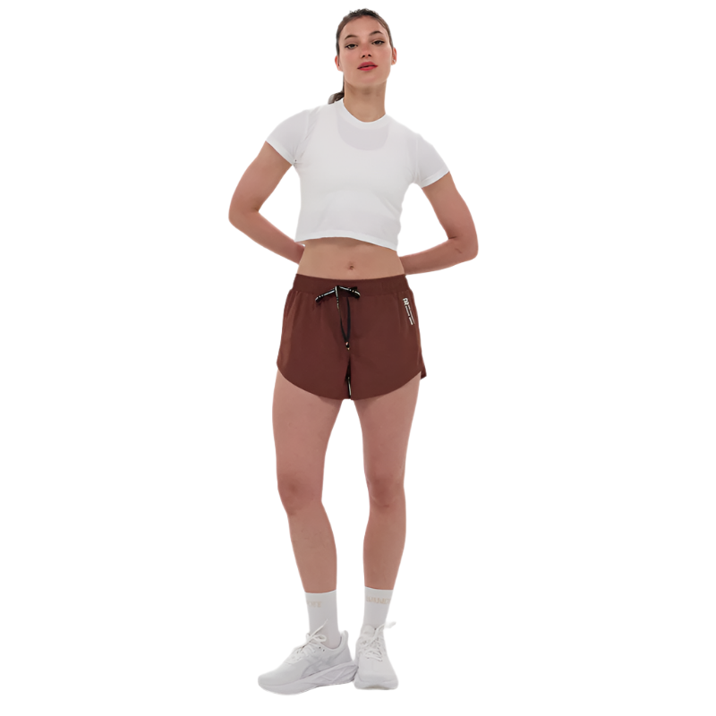 Bandit Running - Mercury Seamless™ Crop Tee - White - Women's