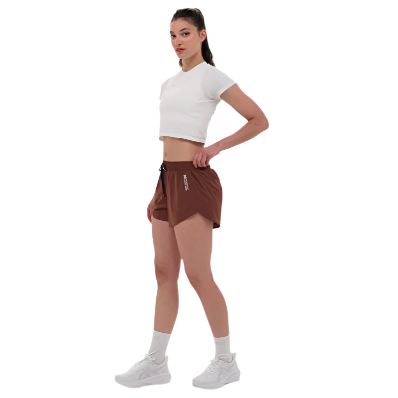 Bandit Running - Mercury Seamless™ Crop Tee - White - Women's