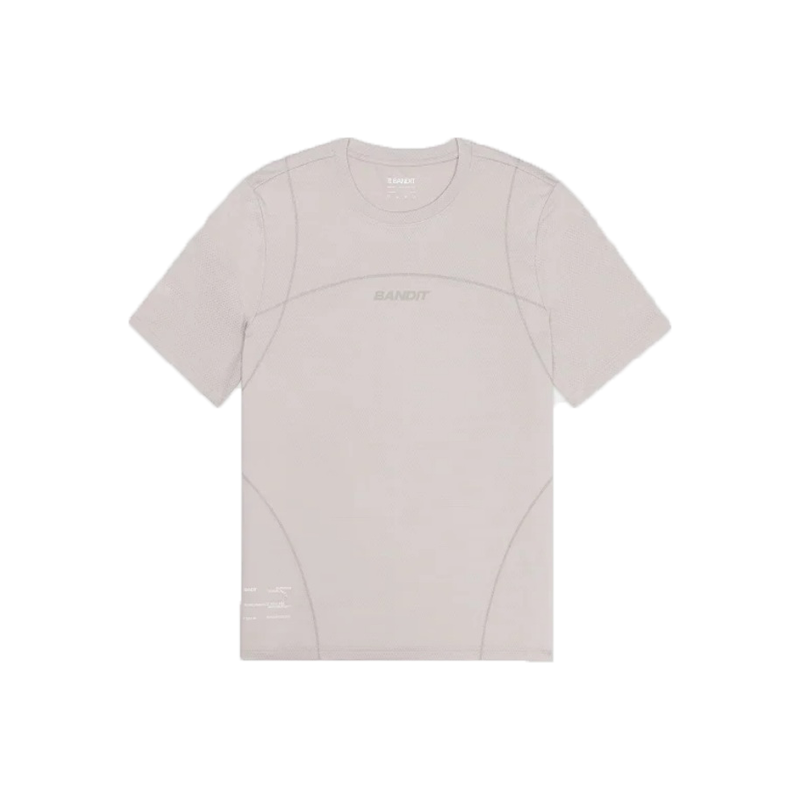 Bandit Running - Micromesh™ Reflecto Stitch™ Run Tee - Ash - Men's