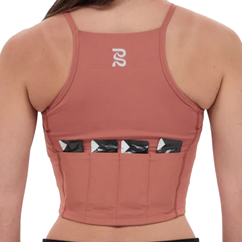 Bandit Running - Stamina™ 7 Pocket Nova Crop - Baked Clay - Women's