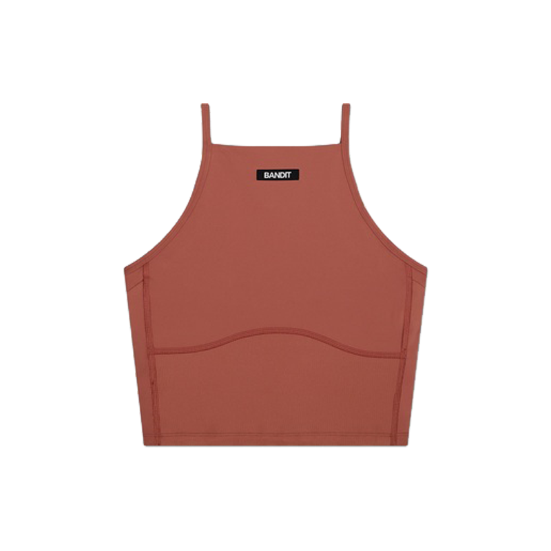 Bandit Running - Stamina™ 7 Pocket Nova Crop - Baked Clay - Women's