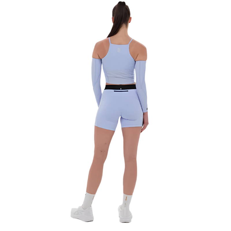 Bandit Running - Stamina™ 7 Pocket Nova Crop - Breeze Blue - Women's
