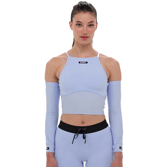 Bandit Running - Stamina™ 7 Pocket Nova Crop - Breeze Blue - Women's