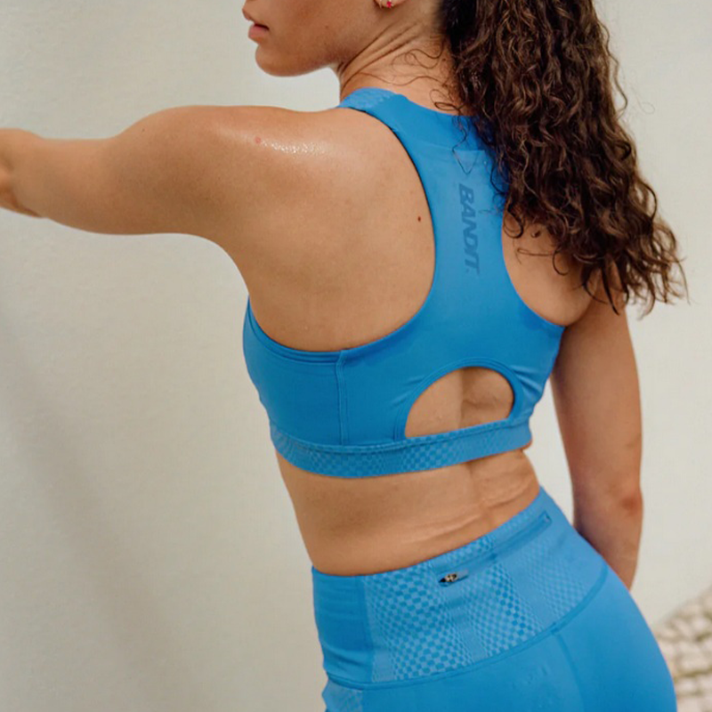 Bandit Running - Stamina™ Scoop Neck Run Bra - Deep Peri Blue - Women's