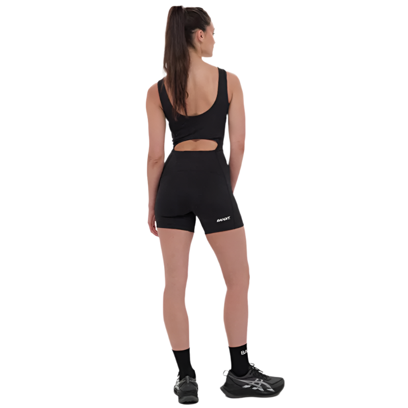 Bandit Running - Stamina™ Square Neck One Piece - Black - Women's