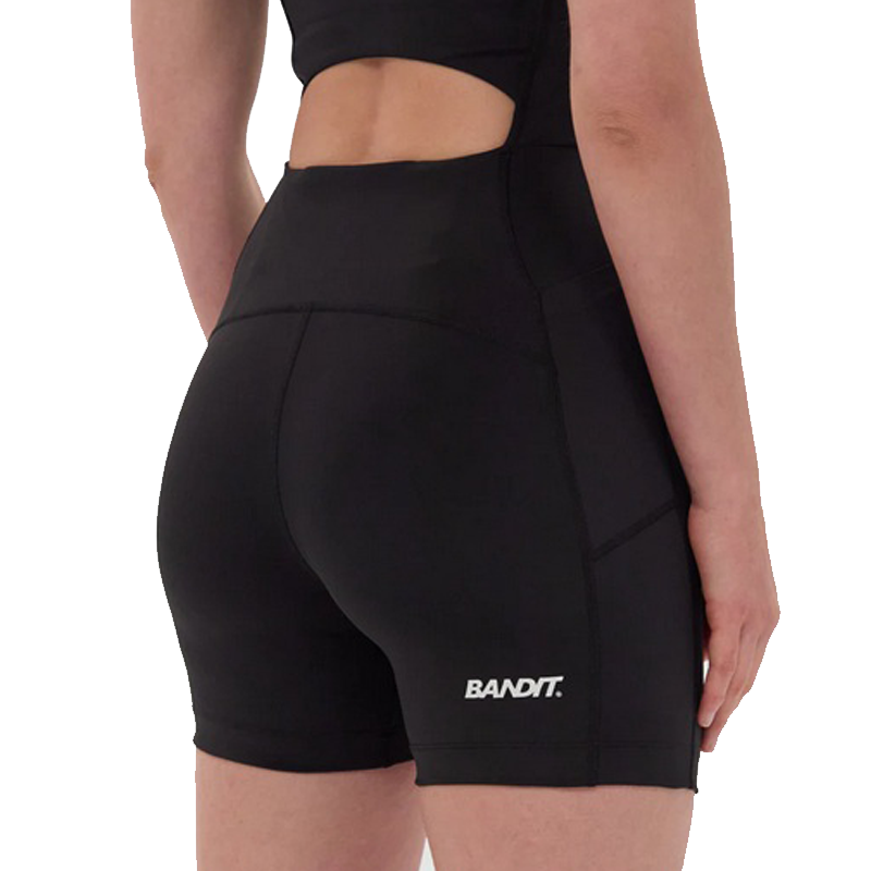 Bandit Running - Stamina™ Square Neck One Piece - Black - Women's