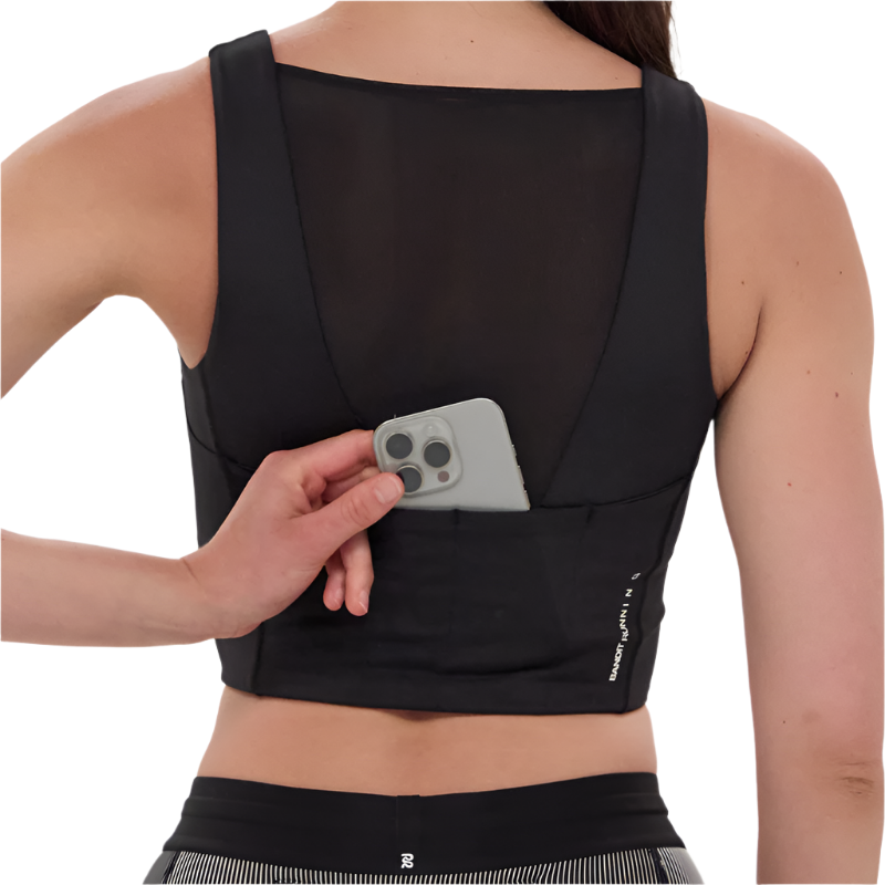 Bandit Running - Stamina™ Vela Race Crop - Black - Women's
