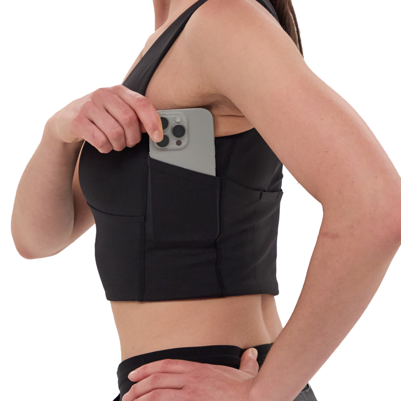 Bandit Running - Stamina™ Vela Race Crop - Black - Women's