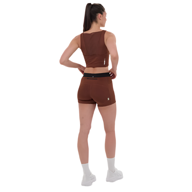 Bandit Running - Stamina™ Vela Race Crop - Coffee Bean - Women's