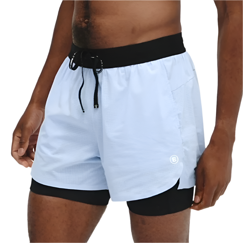 Bandit Running - Vento™ 2-in-1 Short - Breeze Blue - Men's
