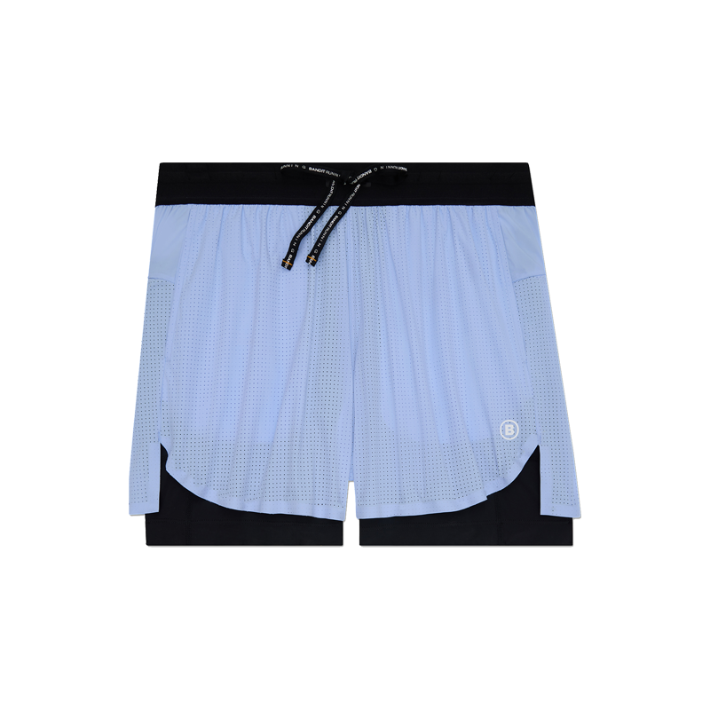 Bandit Running - Vento™ 2-in-1 Short - Breeze Blue - Men's